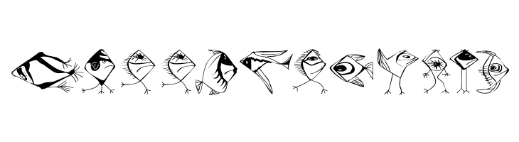 BirdsNFishes  Free Fonts Download