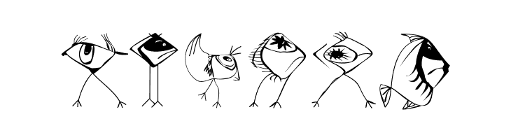 BirdsNFishes  Free Fonts Download
