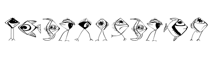 BirdsNFishes  Free Fonts Download