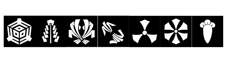 Orient Pattern Dings Set 3  Free Fonts Download