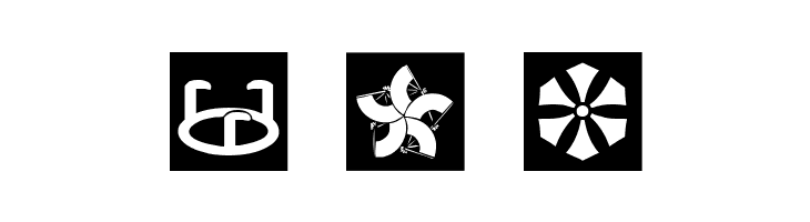 Orient Pattern Dings Set 3  Free Fonts Download