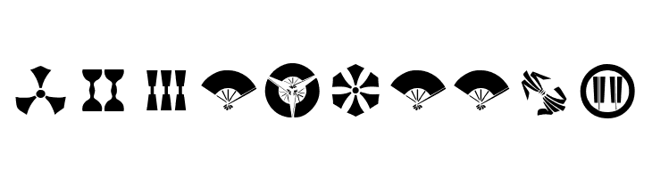 Orient Pattern Dings Set 3  Free Fonts Download