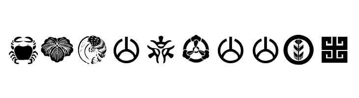 Orient Pattern Dings Set 2  Free Fonts Download