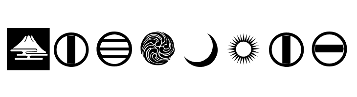 Orient Pattern Dings Set 5  Free Fonts Download