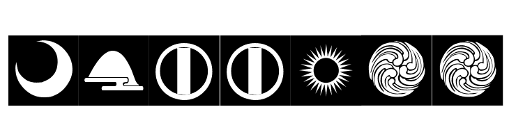 Orient Pattern Dings Set 5  Free Fonts Download