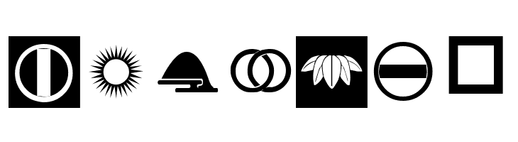 Orient Pattern Dings Set 5  Free Fonts Download