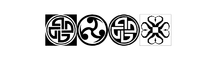 Orient Pattern Dings Set 1  Free Fonts Download