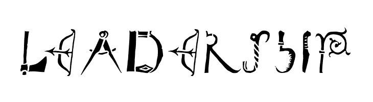 DeBalmeInitials  Free Fonts Download