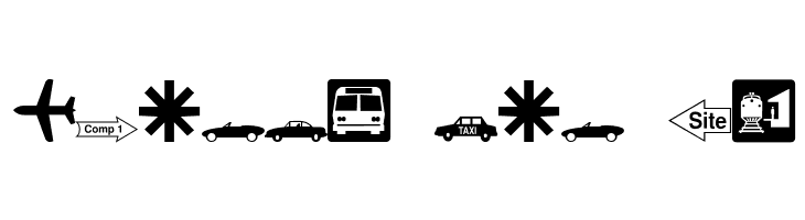 ESRI Transportation  Municipal  Free Fonts Download