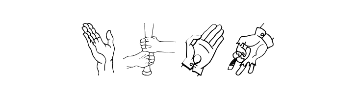 SpeakingHands  Free Fonts Download