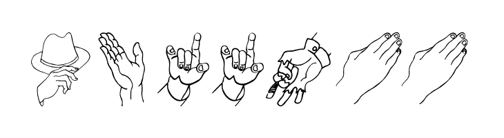 SpeakingHands  Free Fonts Download