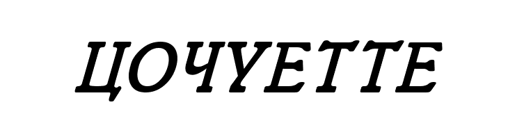 Cyrillic Italic  Free Fonts Download