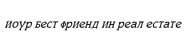 Cyrillic Italic  Free Fonts Download