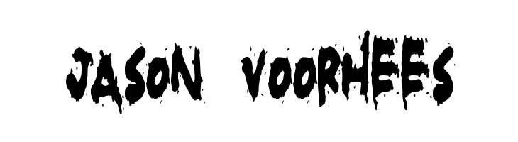 JASON%2BVOORHEES Grunt Reaper Font