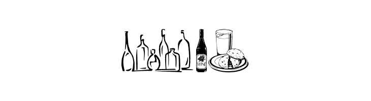 Drinks  Various  Free Fonts Download
