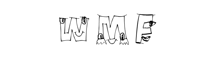 EyesAlphabet  Free Fonts Download