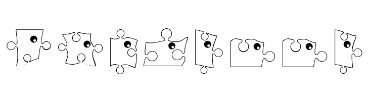 PuzzleParts  Free Fonts Download