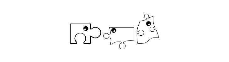 PuzzleParts  Free Fonts Download