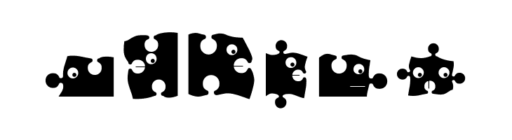 PuzzleParts  Free Fonts Download