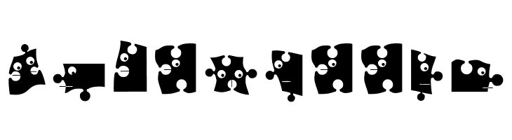 PuzzleParts  Free Fonts Download