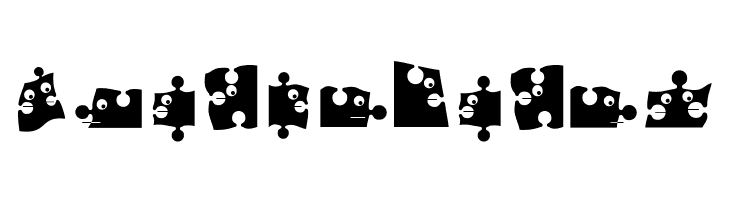 PuzzleParts  Free Fonts Download