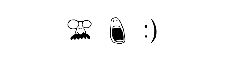 Tombats Smilies  Free Fonts Download
