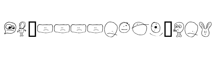 Tombats Smilies  Free Fonts Download