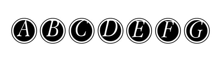 GaraNitialsFramed  Free Fonts Download