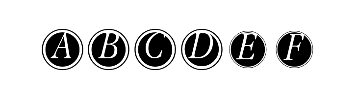 GaraNitialsFramed  Free Fonts Download