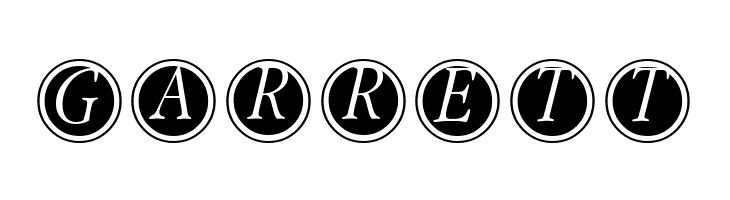 GaraNitialsFramed  Free Fonts Download