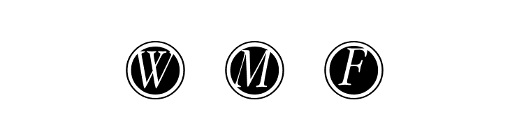 GaraNitialsFramed  Free Fonts Download