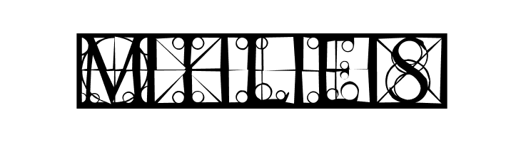 CapsRandomishBricks  Free Fonts Download