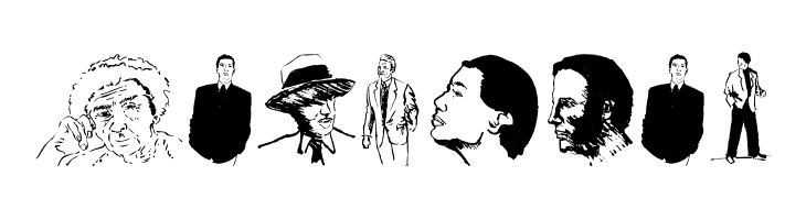 HumanDrawingsA  Free Fonts Download