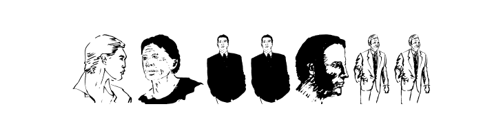 HumanDrawingsA  Free Fonts Download