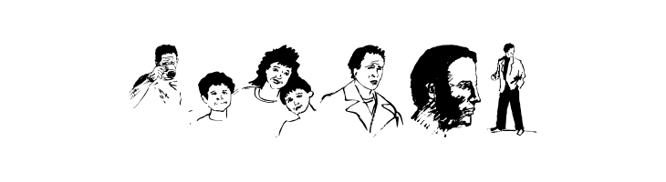 HumanDrawingsA  Free Fonts Download