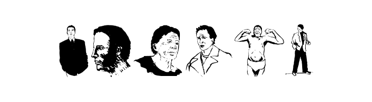 HumanDrawingsA  Free Fonts Download