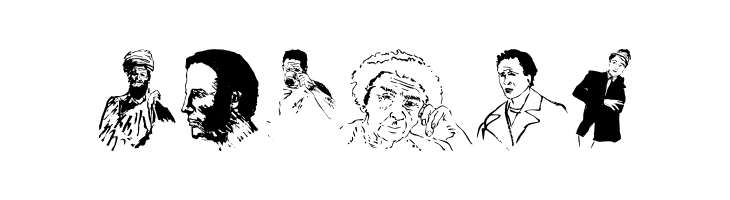 HumanDrawingsA  Free Fonts Download