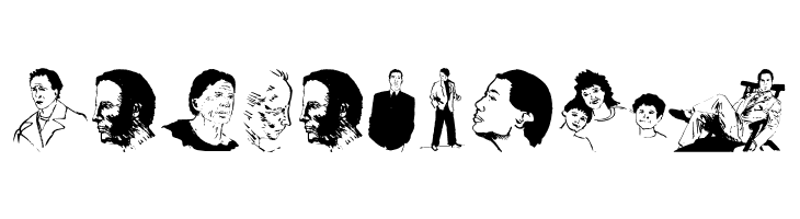 HumanDrawingsA  Free Fonts Download