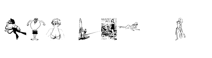 BeachnWater  Free Fonts Download