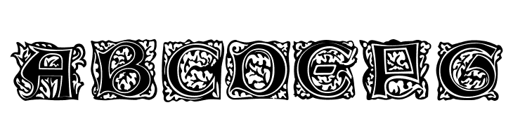 Morris Initialen  Free Fonts Download