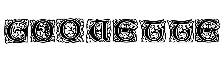 Morris Initialen  Free Fonts Download