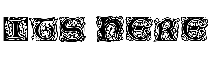 Morris Initialen  Free Fonts Download