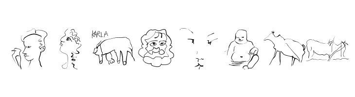 WacoGraphireSketches  Free Fonts Download