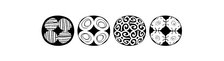 AfricQuattroRoundInvers  Free Fonts Download