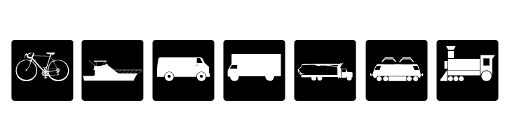 TrafficTransportations  Free Fonts Download
