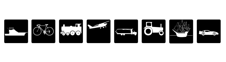 TrafficTransportations  Free Fonts Download