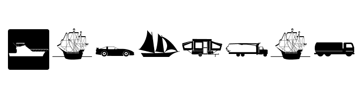 TrafficTransportations  Free Fonts Download