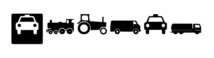 TrafficTransportations  Free Fonts Download
