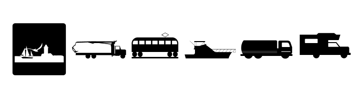 TrafficTransportations  Free Fonts Download