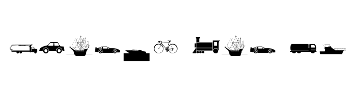 TrafficTransportations  Free Fonts Download